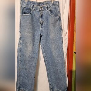 Faded Glory Men's Light Blue Carpenter Jeans Size 34x32